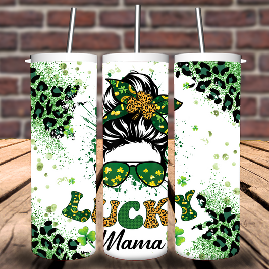 Lucky Mama Matte Tumbler